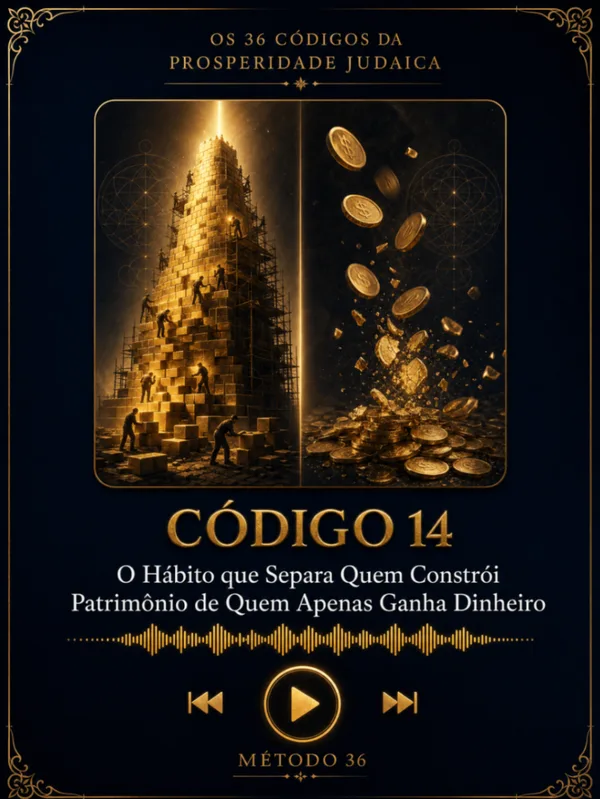 Código 14 — O Hábito que Separa Quem Constrói Patrimônio de Quem Apenas Ganha Dinheiro